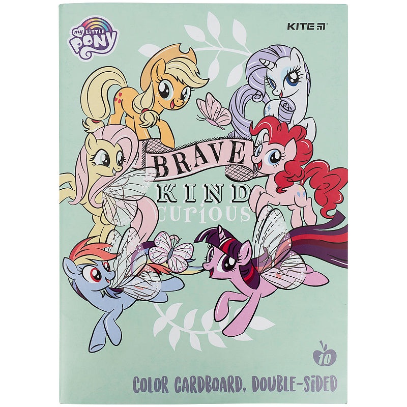 Color cardboard double-sided Kite My Little Pony LP21-255 (10 sheets/10 colors), 4