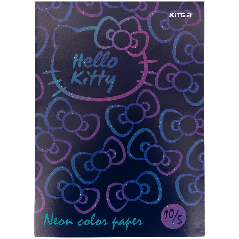 Color neon paper Kite Hello Kitty HK21-252 (10 sheets/5 colors), A4