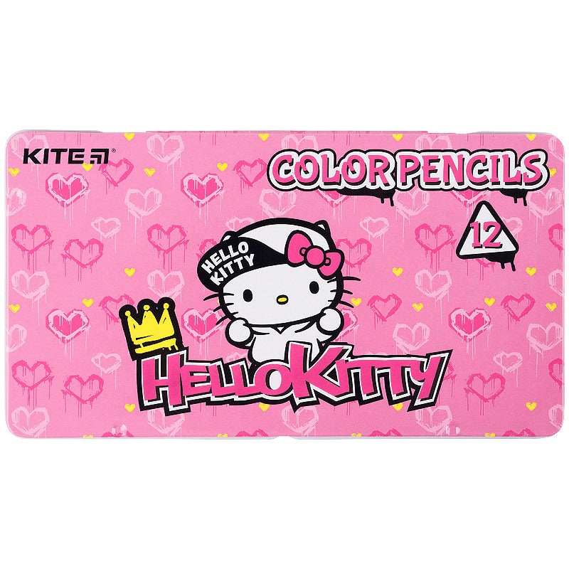 Color pencils triangular Kite Hello Kitty HK21-058 12 pcs.