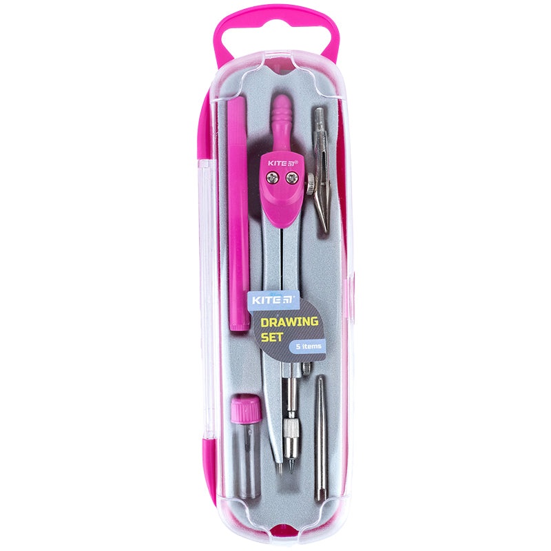Drawing instruments set, pink Kite K18-384-10
