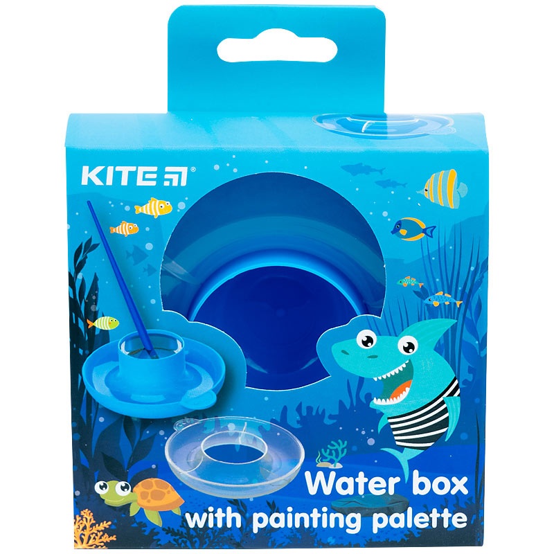 Paint cup with palette Kite K21-359, blue