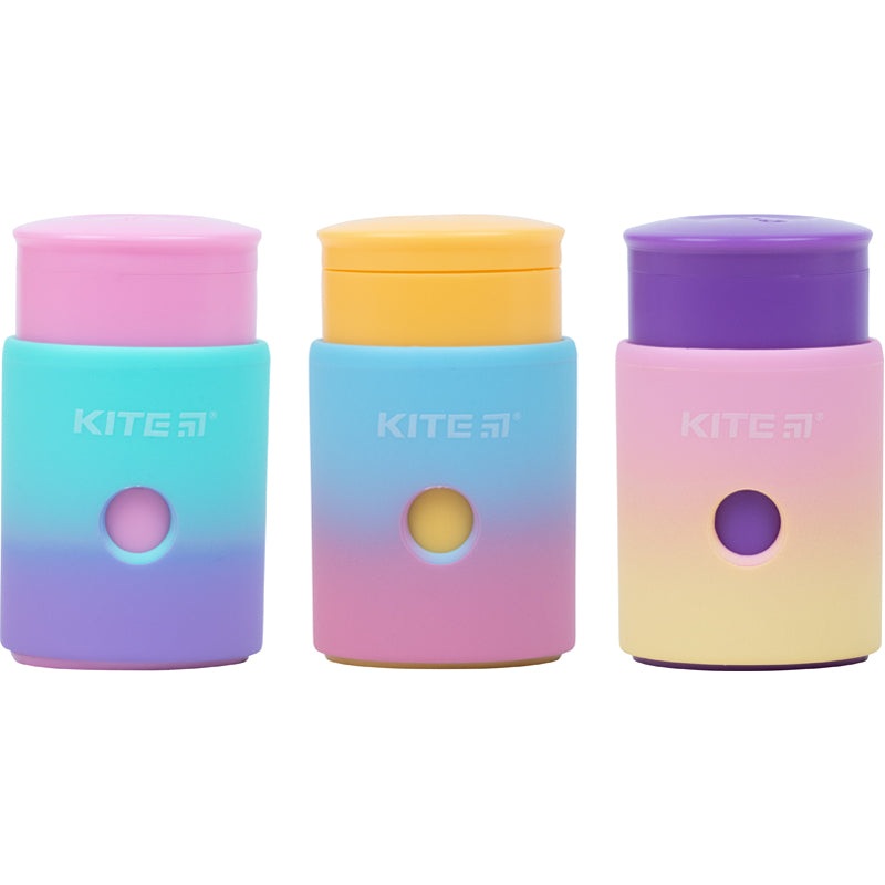 Sharpener with container Kite Sunset K21-368, assorted