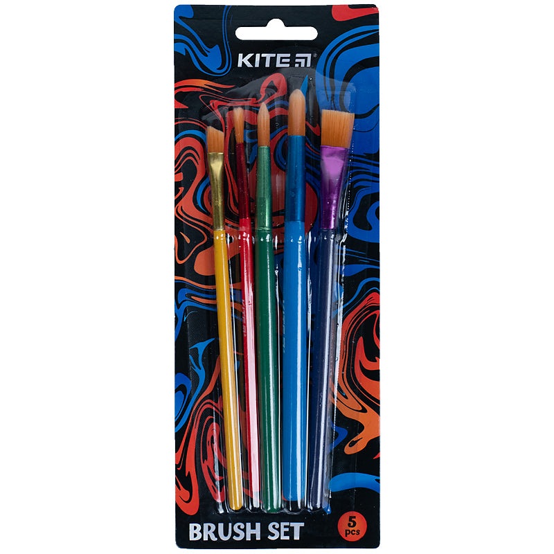 Synthetic Paint Brushes Set Kite K21-332, (1, 4, 5, 6, 10)