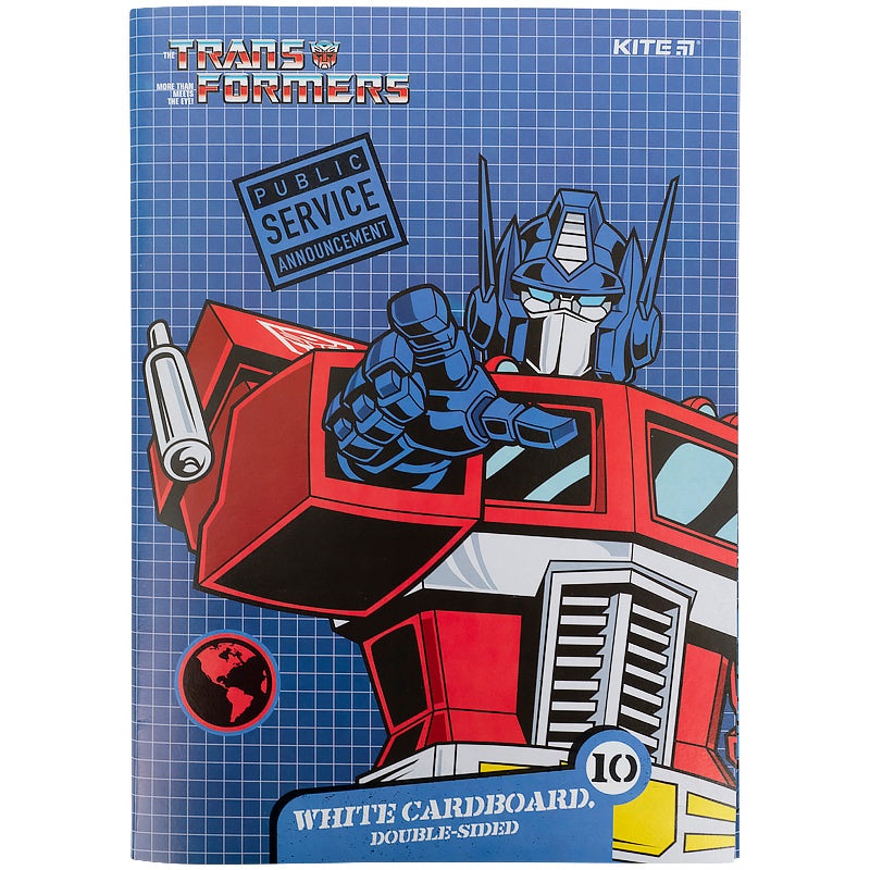White cardboard Kite Transformers TF21-254 (10 sheets), 4