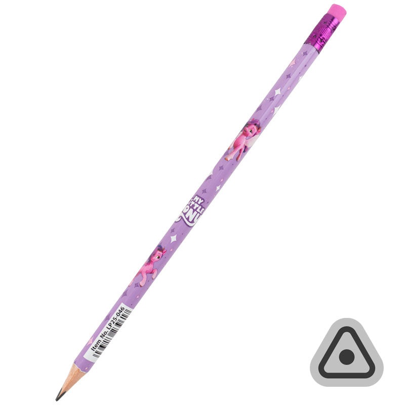 Graphite triangular pencil with eraser Kite My Little Pony LP25-046