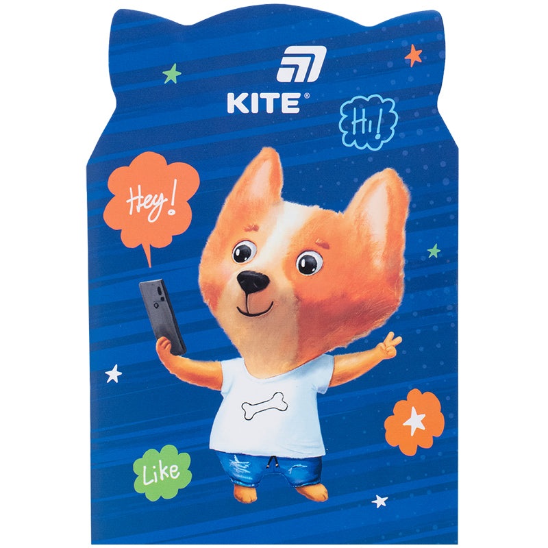 Notebook Kite Hey Fox K25-461-3, 48 sheets, squared