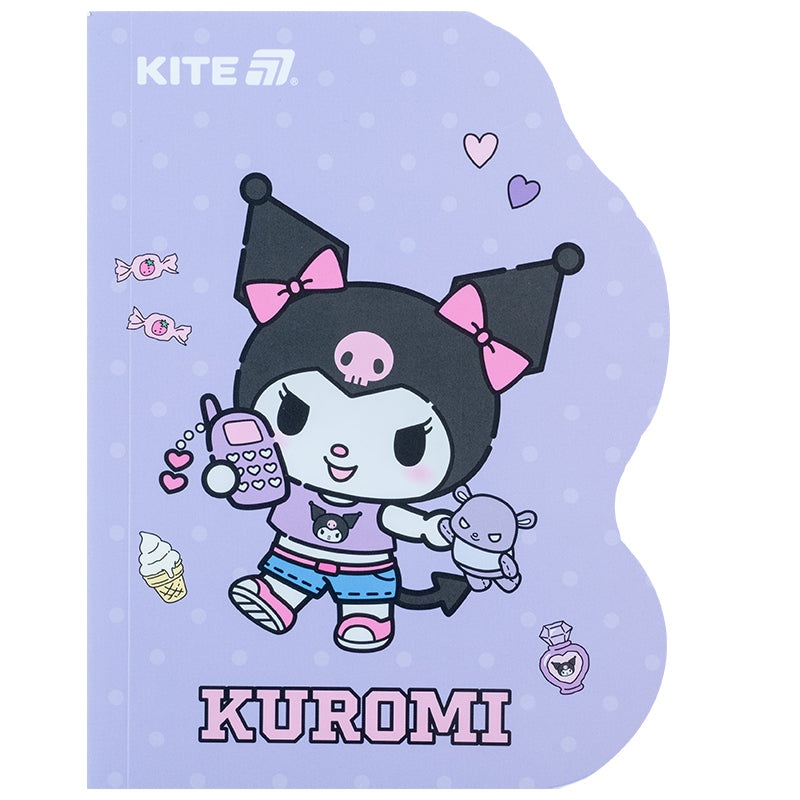 Notebook Kite Kuromi HK25-223-2, 6, 60 sheets, squared