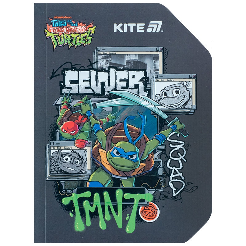 Notebook Kite Ninja Turtles NT25-223, 6, 60 sheets, squared