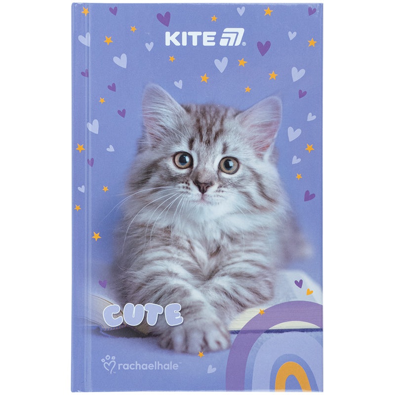 Notebook Kite Rachael Hale R25-199, hard cover, 6, 80 sheets, squared