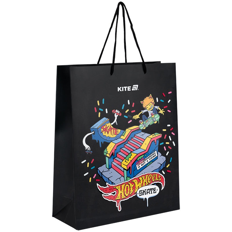 Paper gift bag Kite Hot Wheels HW25-266, 2632cm