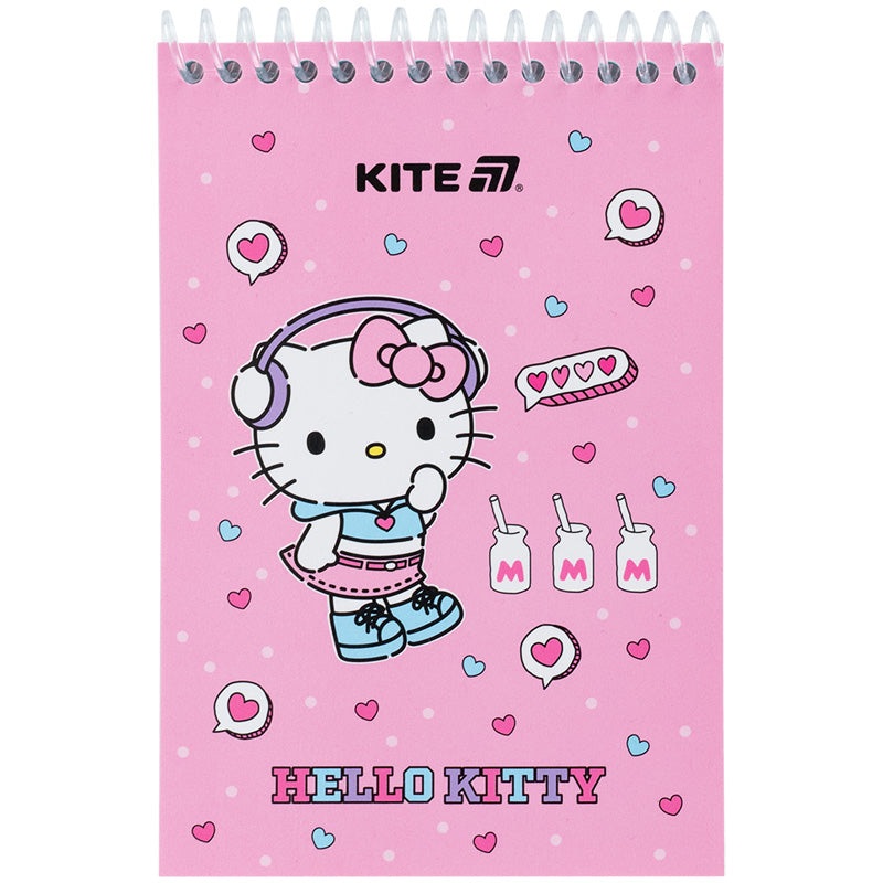 Spiral notebook Kite Hello Kitty HK25-196-1, 6, 48 sheets, blank