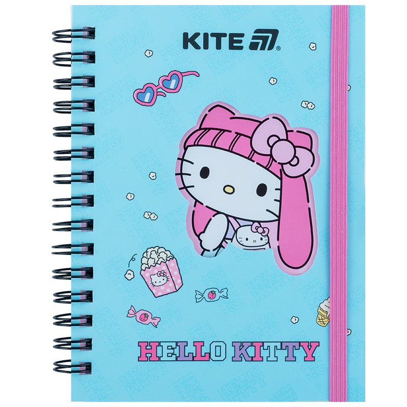 Spiral notebook Kite Hello Kitty HK25-229-1, 6, 80 sheets, squared