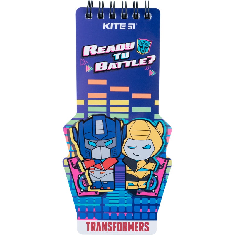 Spiral notebook Kite Transformers TF22-465, 50 sheets, blank