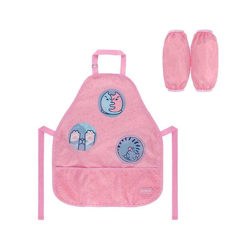 Apron with sleeve protectors Kite Hugs&Kittens K22-161-1