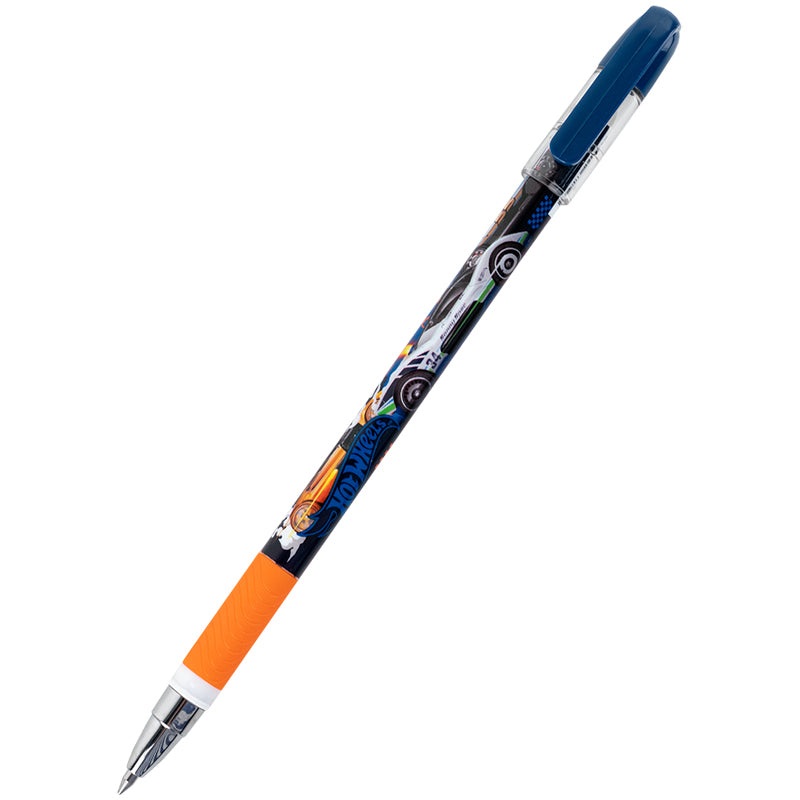 Gel pen write-erase Kite Hot Wheels HW25-068, blue
