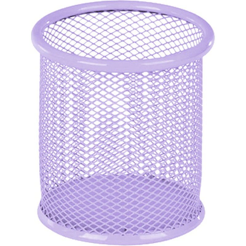 Pen stand Kite K22-2110-36, 8080100 mm, round, metal, purple