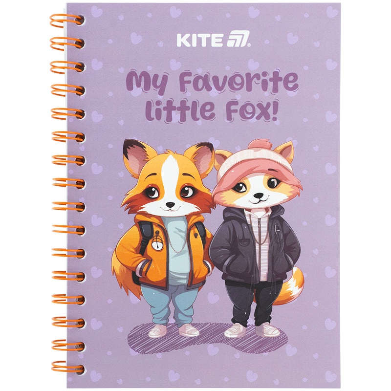 Spiral notebook Kite Cute 4 K25-1911-4, 5, 80 sheets, squared