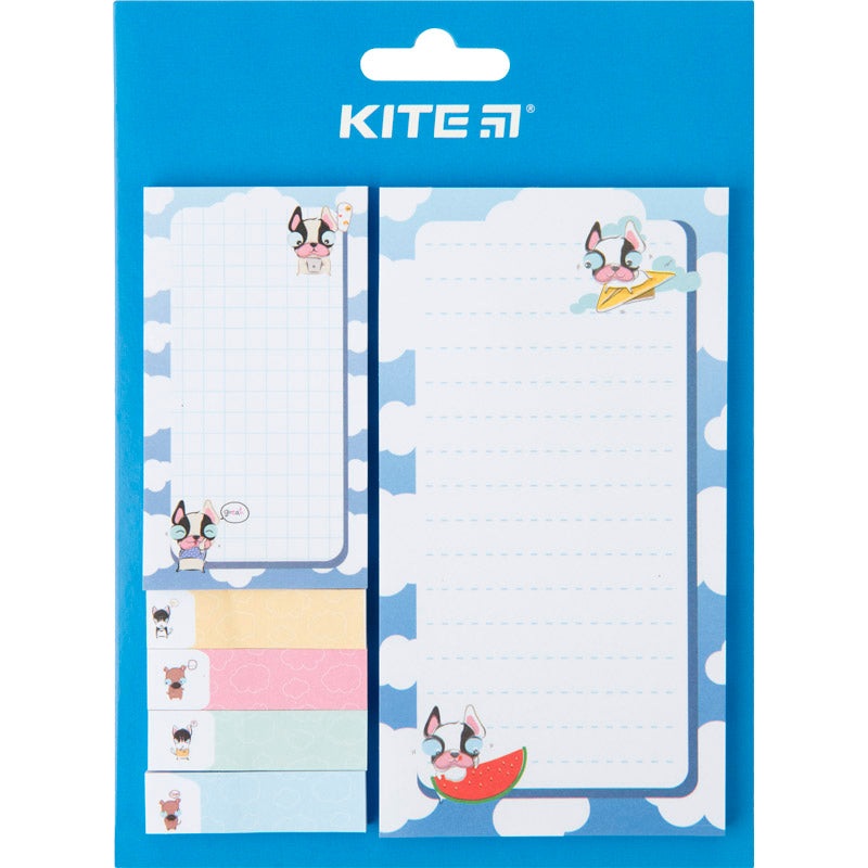 Sticky notes Kite Funny dogs K22-299-2, set