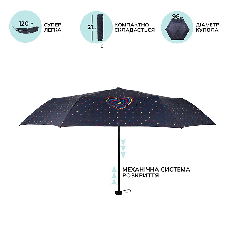 Umbrella Kite Hearts K22-2999-2