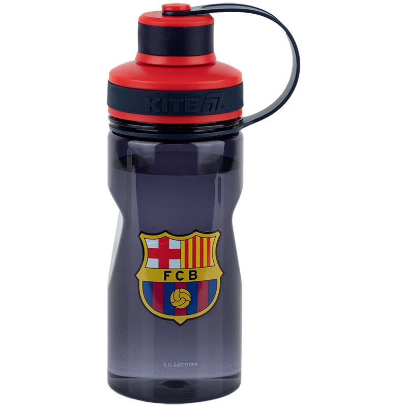 Water bottle Kite FC Barcelona BC25-397, 500 ml, blue