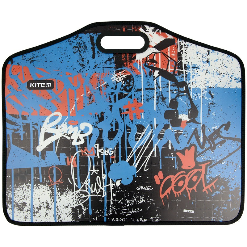 Briefcase with velcro Kite Street Style K22-208-02, 1 compartment, A3+