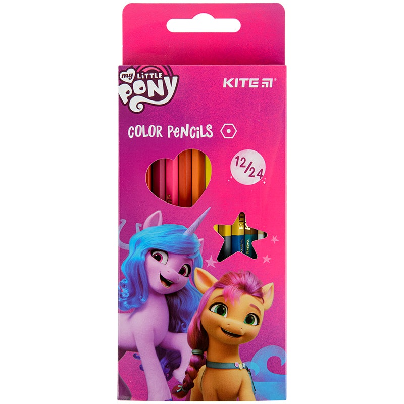 Color pencils double-sided Kite My Little Pony LP22-054, 12 pcs.