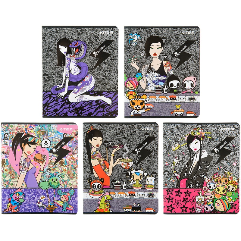 Copybook Kite tokidoki TK22-259, 48 sheets, squared
