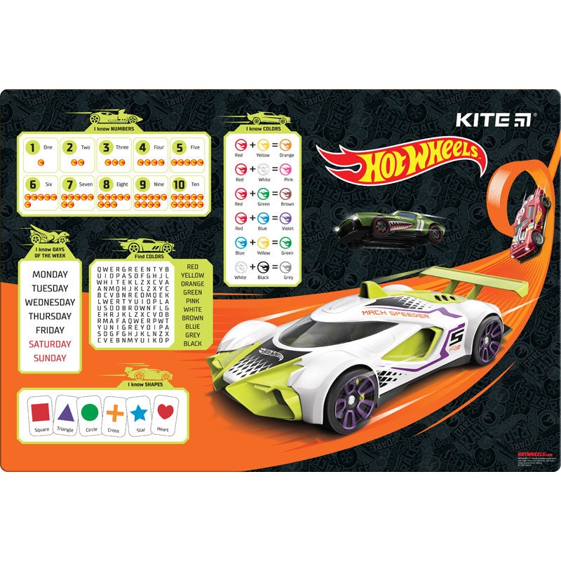 Desktop pad Kite Hot Wheels HW23-207