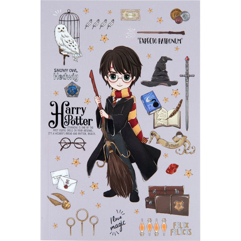 Notebook Kite Harry Potter HP23-193-1, thermobinder, 5, 64 sheets, blank