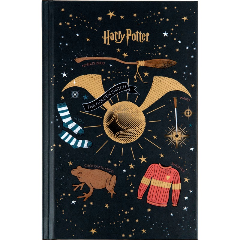 Notebook Kite Harry Potter HP23-199-1, hard cover, 6, 80 sheets, squared