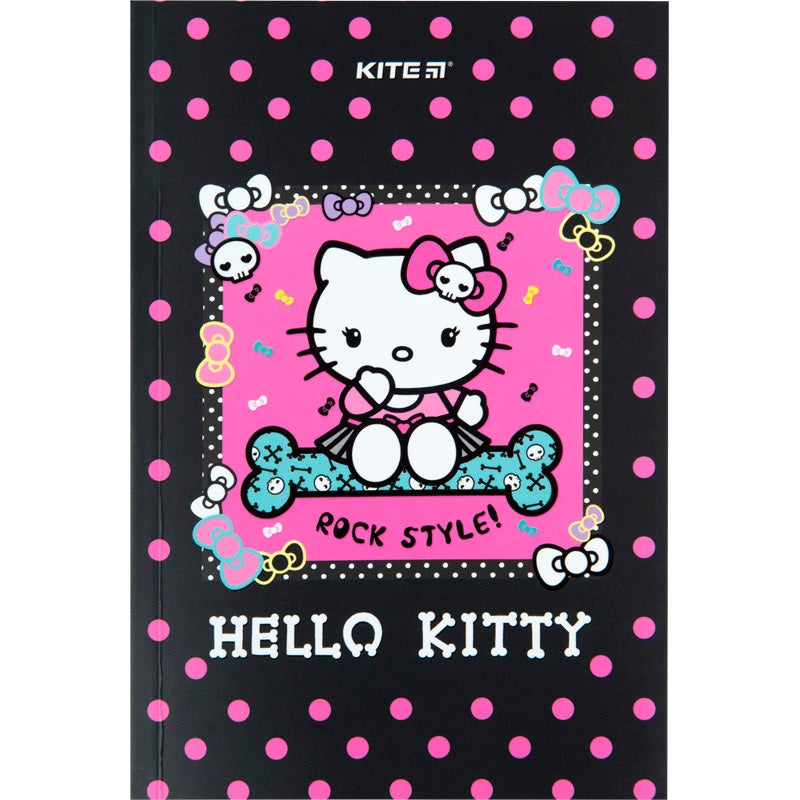 Notebook Kite Hello Kitty HK23-193-1, thermobinder, 5, 64 sheets, blank