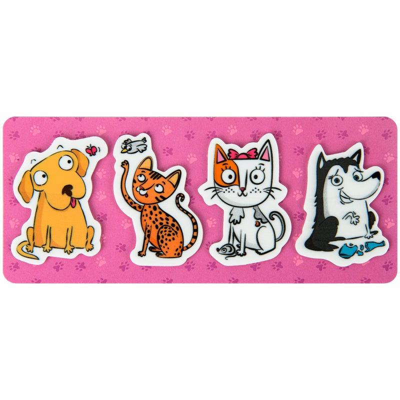 Page markers Kite Pets K22-479-5, 4×20 pcs, 30×50 mm