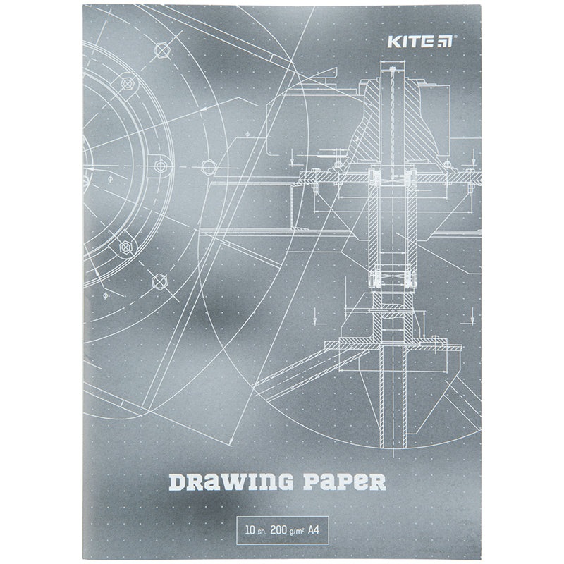 Paper for drafting Kite K23-269, 4, 10 sheets, 200 g/m2