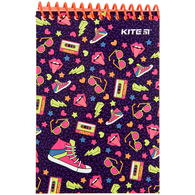 Spiral notebook Kite Run&Fun K22-196, 48 sheets, 6