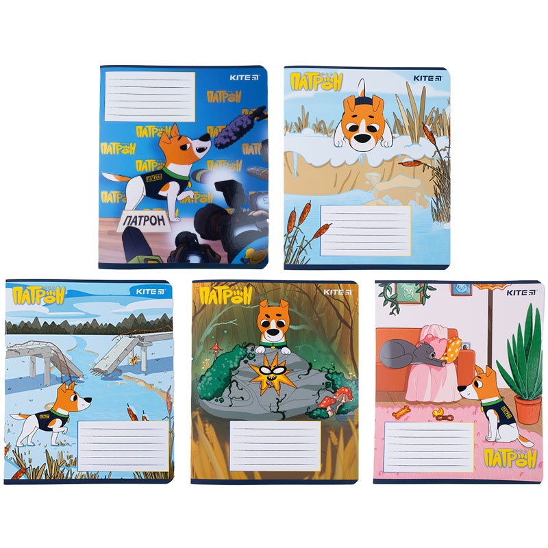 Copybook Kite Patron PN23-236, 18 sheets, squared
