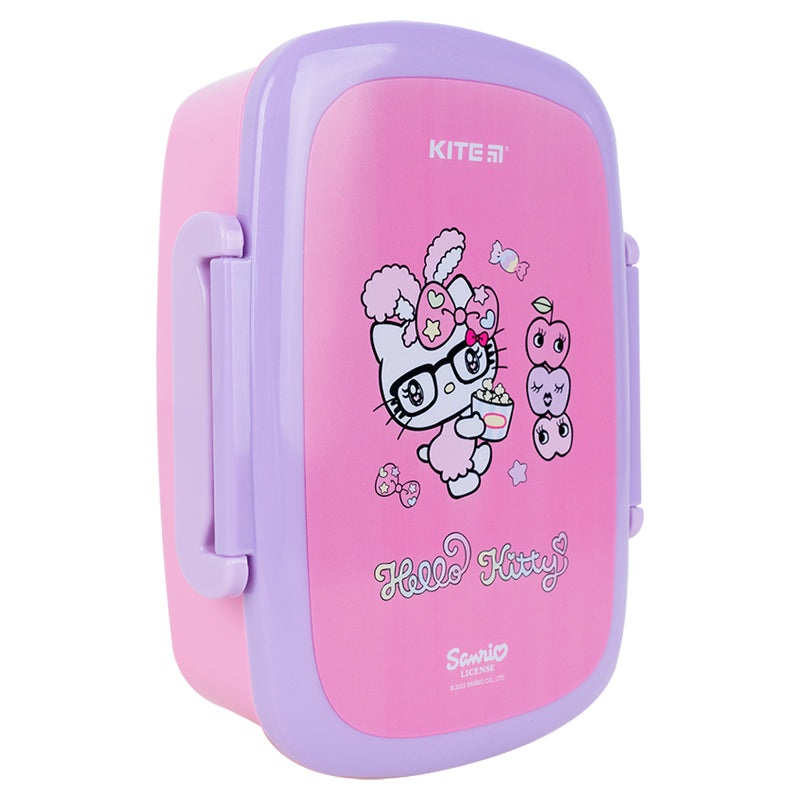 Lunchbox with fork and spoon Kite Hello Kitty HK23-163, 750 ml