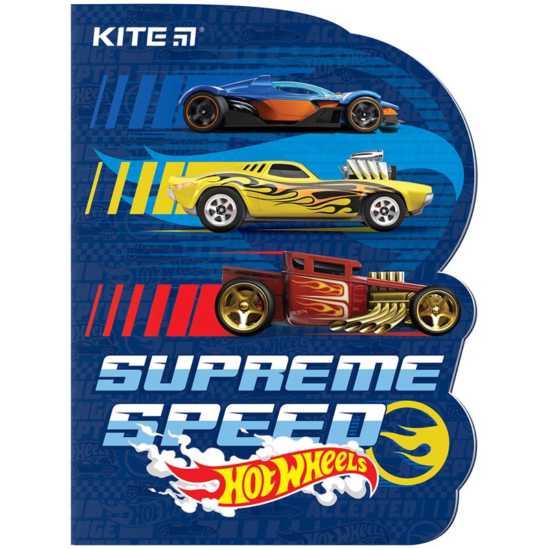 Notebook Kite Hot Wheels HW23-223, 6, 60 sheets, squared