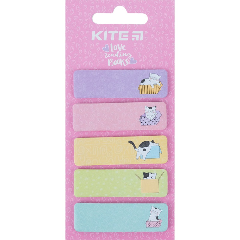 Page paper markers Kite Cats K23-480-1, 100 pcs, 51550 mm