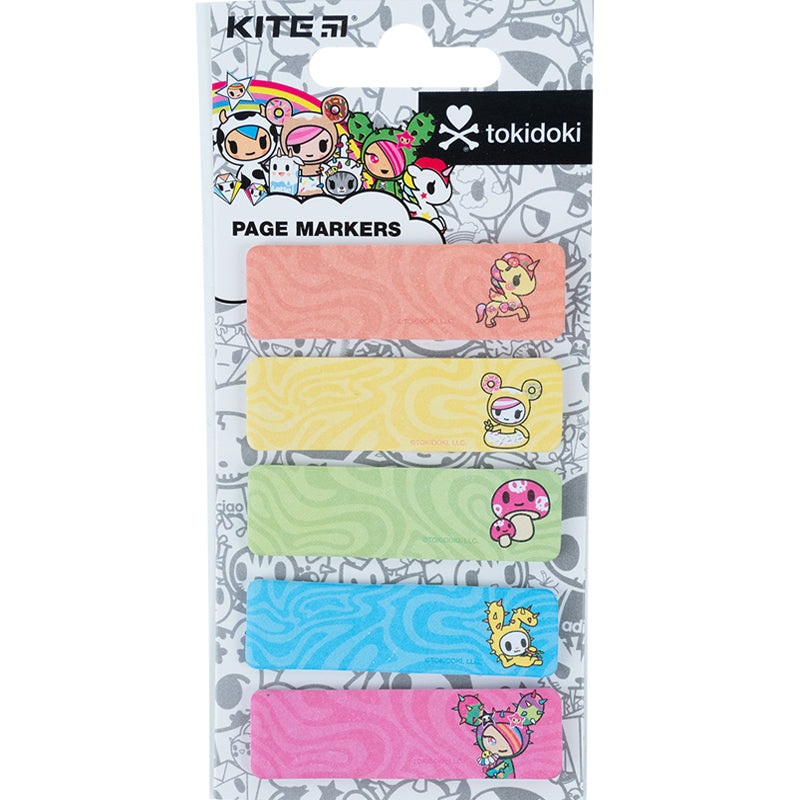 Page paper markers Kite tokidoki TK23-480, 100 pcs, 51550 mm