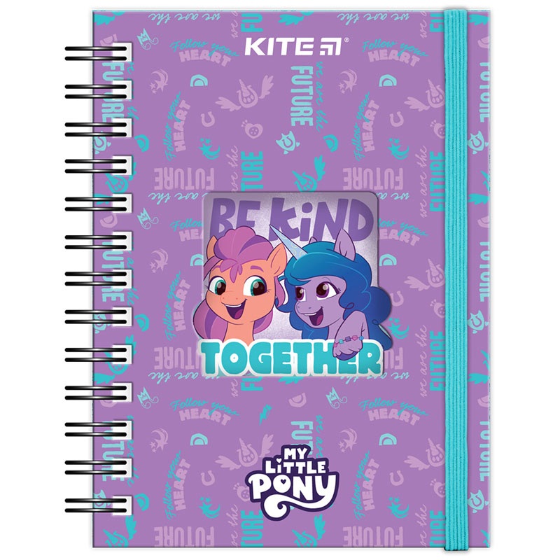 Spiral notebook Kite My Little Pony LP23-229, 6, 80 sheets, squared
