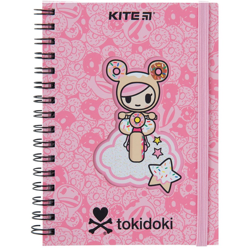 Spiral notebook Kite tokidoki TK23-229, 6, 80 sheets, squared