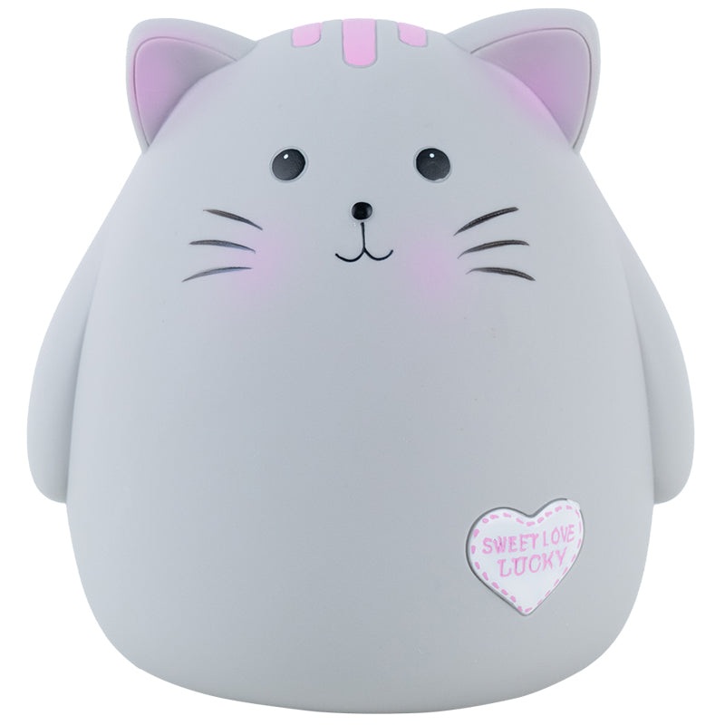 Coin bank Kite K23-498-3, grey cat