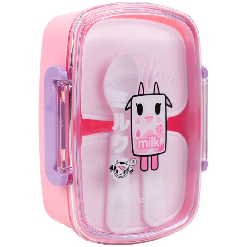 Lunchbox with fork and spoon Kite tokidoki TK23-181, 750 ml