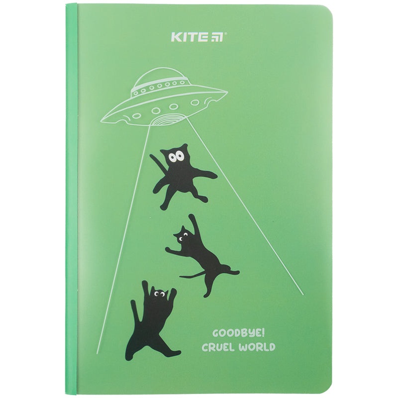 Notebook platic double cover Kite Cruel world K23-460-2, 5+, 40 sheets
