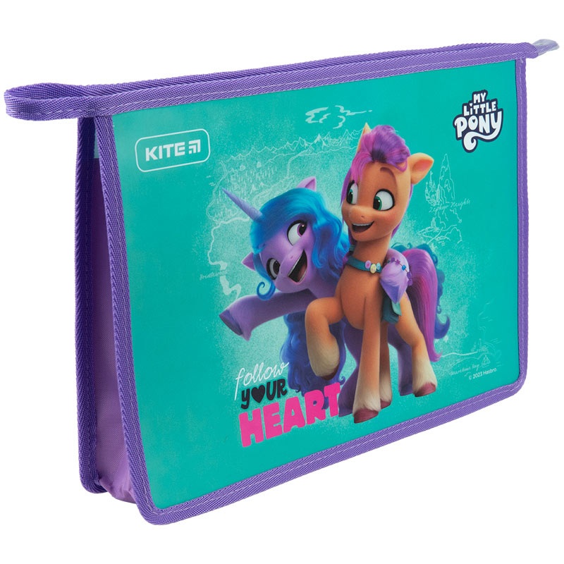 Zipper folder Kite My Little Pony LP23-428, A4+
