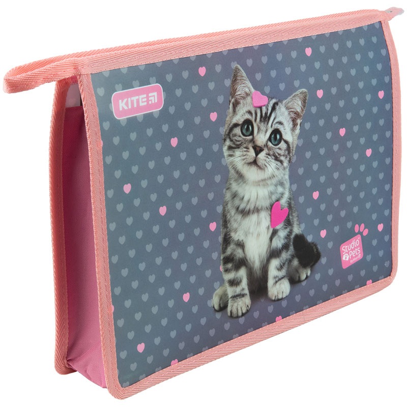 Zipper folder Kite Studio Pets SP23-428, A4+