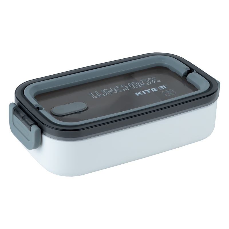 Lunchbox with fork and spoon Kite K23-182-1, 700 ml, white