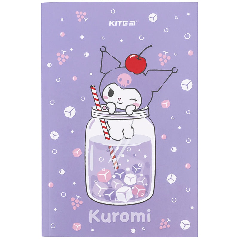 Notepad Kite Kuromi HK24-193-2, thermobinder, 5, 64 sheets, blank