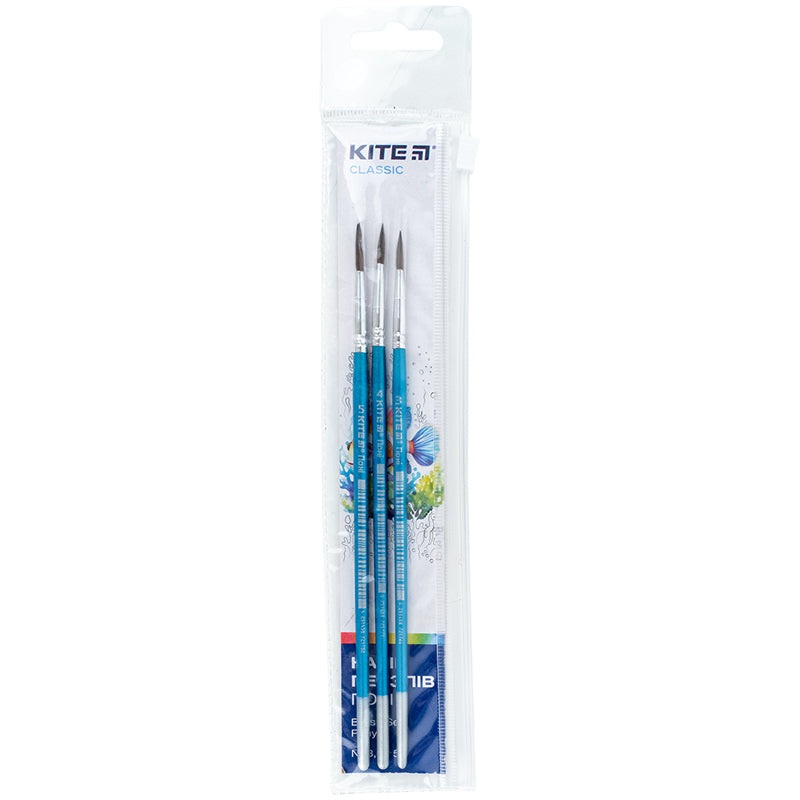 Set of brushes Kite Classic K-349 (pony round 3, 4, 5)