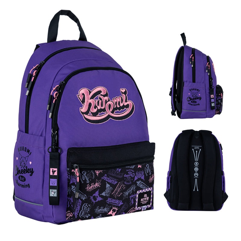 Backpack Kite Education teens Kuromi HK24-2575M